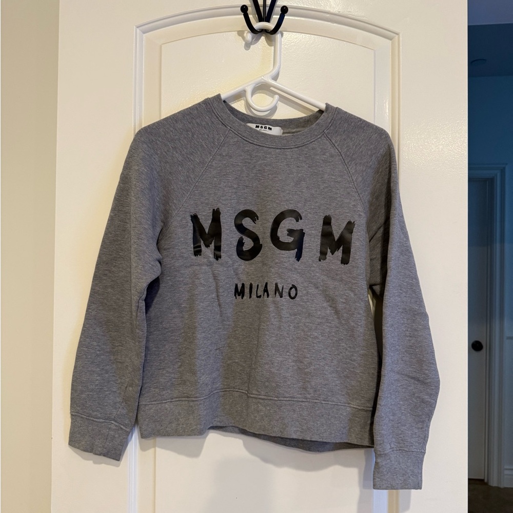 Msgm gray sweatshirt